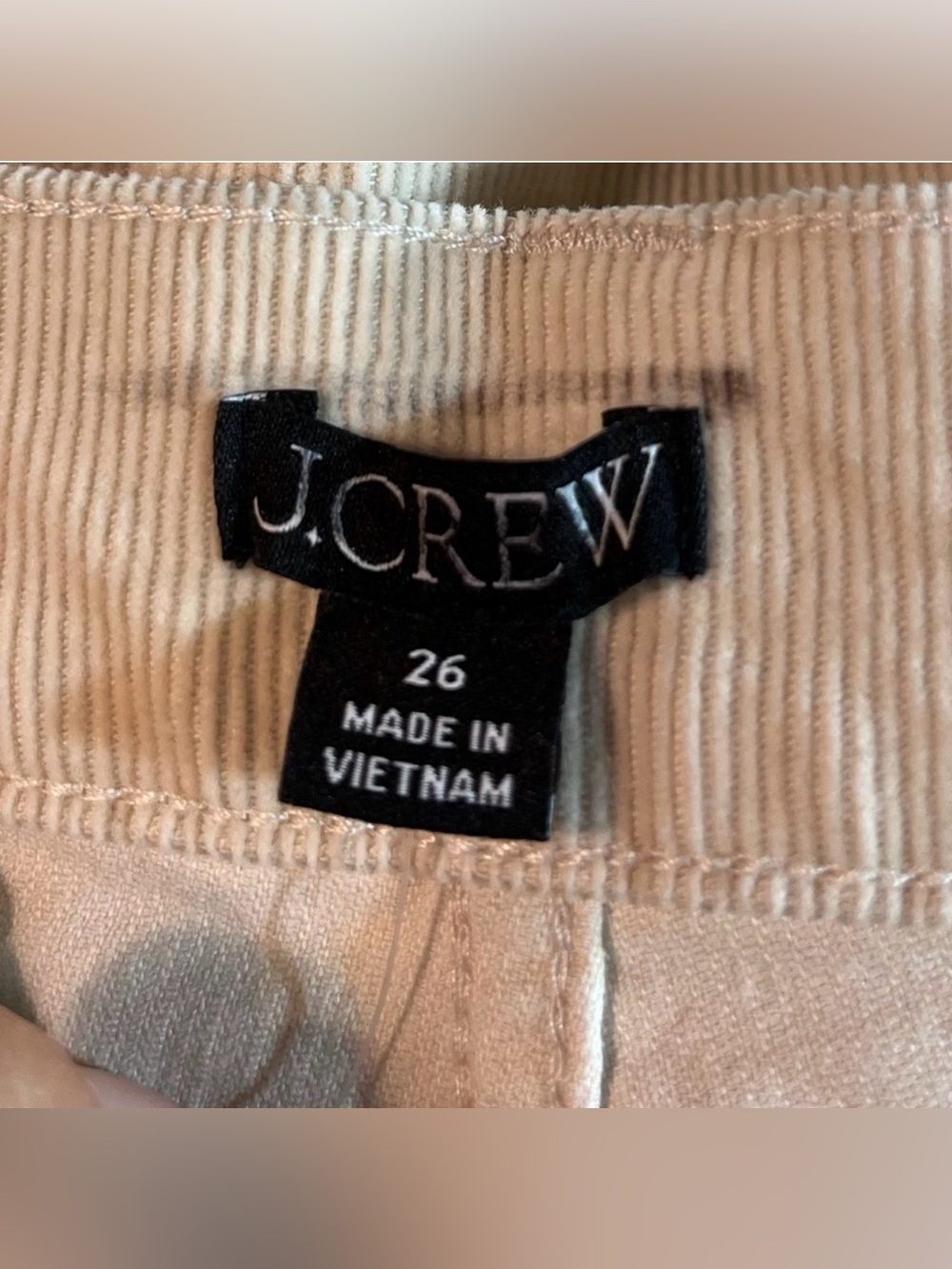J.Crew Camp-pocket wide-leg pant in stretch corduroy in pale bone - Picture 13 of 13